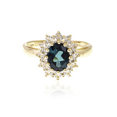 Anello in oro con Indicolite