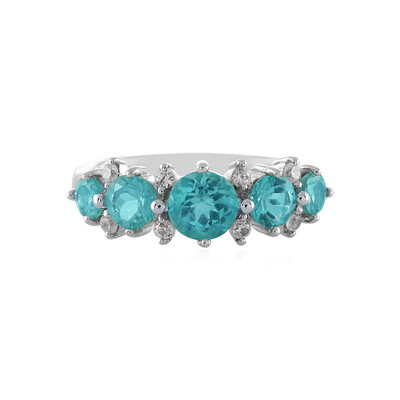 Anello in argento con Apatite Blu