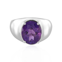 Anello in argento con Ametista Siberiana