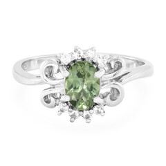 Anello in argento con Apatite Russa