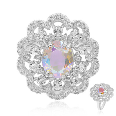 Anello in argento con Quarzo Moonlight