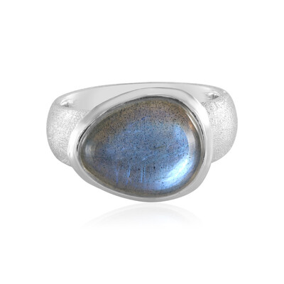 Anello in argento con Labradorite