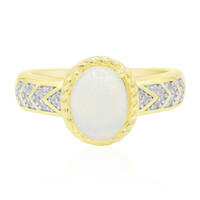 Anello in argento con Opale di Welo