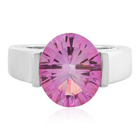 Anello in argento con Topazio Anniversario