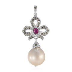 Ciondolo in argento con Perla di Acqua Dolce (Annette classic)