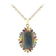 Collana in argento con Labradorite