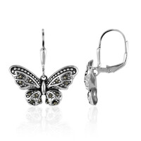 Orecchini in argento con Marcassite