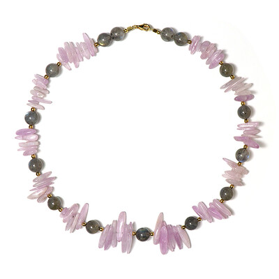 Collana in argento con Labradorite