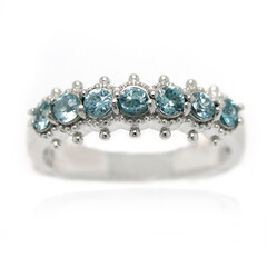 Anello in argento con Zircone Ratanakiri (Dallas Prince Designs)