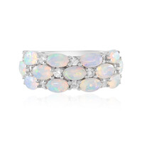 Anello in argento con Opale di Welo