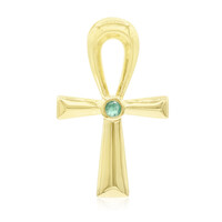 Ciondolo in argento con Smeraldo Zambia