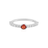 Anello in argento con Zaffiro Tramonto