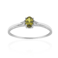 Anello in argento con Idocrasio