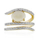 Anello in argento con Opale Bianco