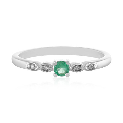 Anello in argento con Smeraldo Etiope