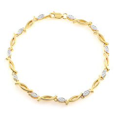 Bracciale in argento con Diamante I2 (J)