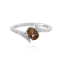 Anello in oro con Pietra del Sole dell'Oregon (AMAYANI)