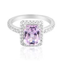 Anello in argento con Kunzite