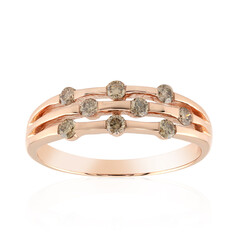 Anello in oro con Diamante Rose de France SI1 di Argyle
