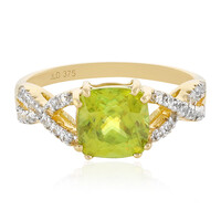 Anello in oro con Sfene