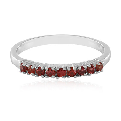 Anello in argento con Rubino Tanzania