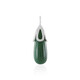Ciondolo in argento con Avventurina Verde (MONOSONO COLLECTION)