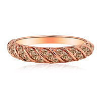 Anello in oro con Diamante Rose de France SI1 di Argyle