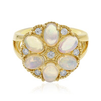Anello in argento con Opale di Welo