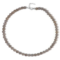 Collana in argento con Agata Color Argento