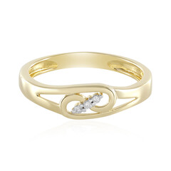 Anello in argento con Diamante I2 (I)