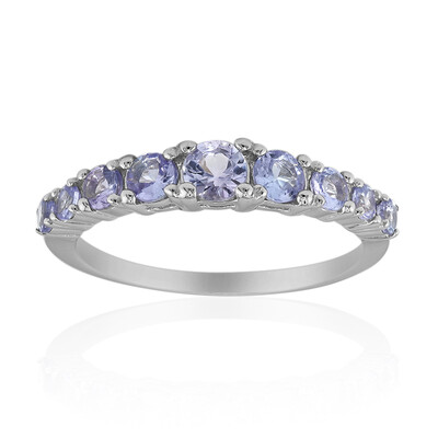 Anello in argento con Tanzanite
