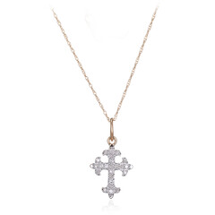 Collana in oro con Diamante I3 (I)