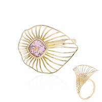 Anello in oro con Kunzite AAA (Ornaments by de Melo)