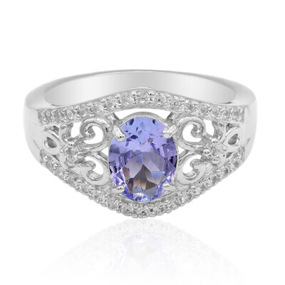 Anello in argento con Tanzanite