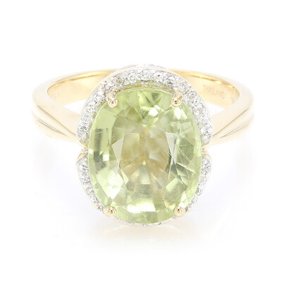 Anello in oro con Tormalina Paraíba (AMAYANI)