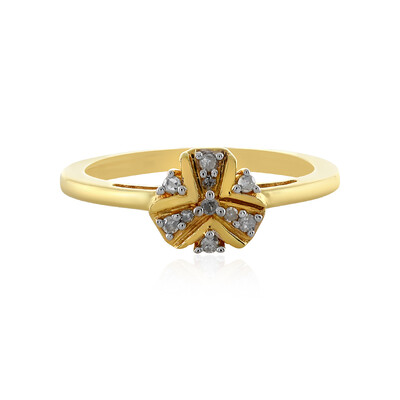 Anello in argento con Diamante I2 (I)