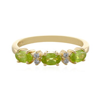 Anello in oro con Sfene