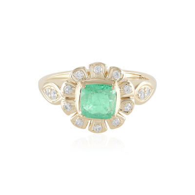 Anello in oro con Smeraldo Russo