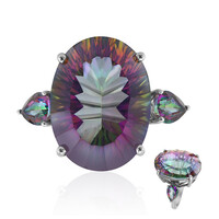 Anello in argento con Quarzo Mistico