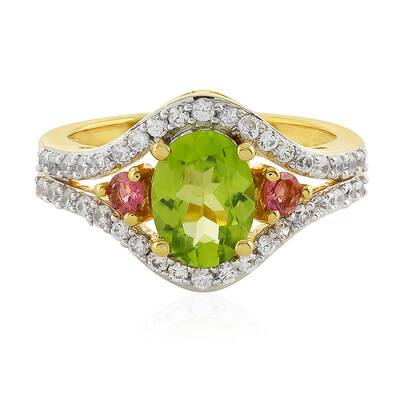 Anello in argento con Peridoto