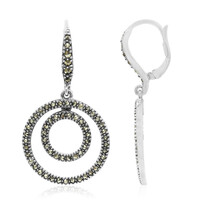 Orecchini in argento con Marcassite