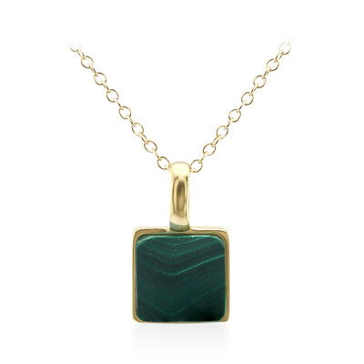 Collana in argento con Malachite