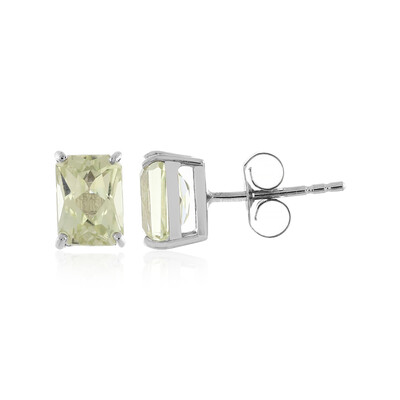 Orecchini in argento con Kunzite Canarino