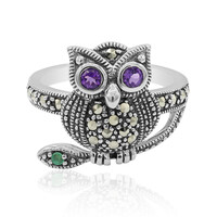 Anello in argento con Ametista