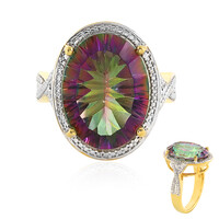 Anello in argento con Quarzo Mistico
