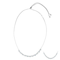 Collana in argento con Topazio Blu Cielo