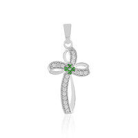 Ciondolo in argento con Tsavorite