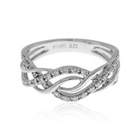 Anello in platino con Diamante Flawless (F) (LUCENT DIAMONDS)