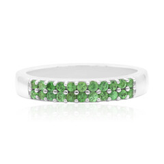 Anello in argento con Tsavorite