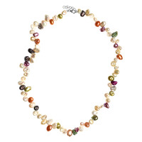 Collana in argento con Perla di Acqua Dolce (TPC)